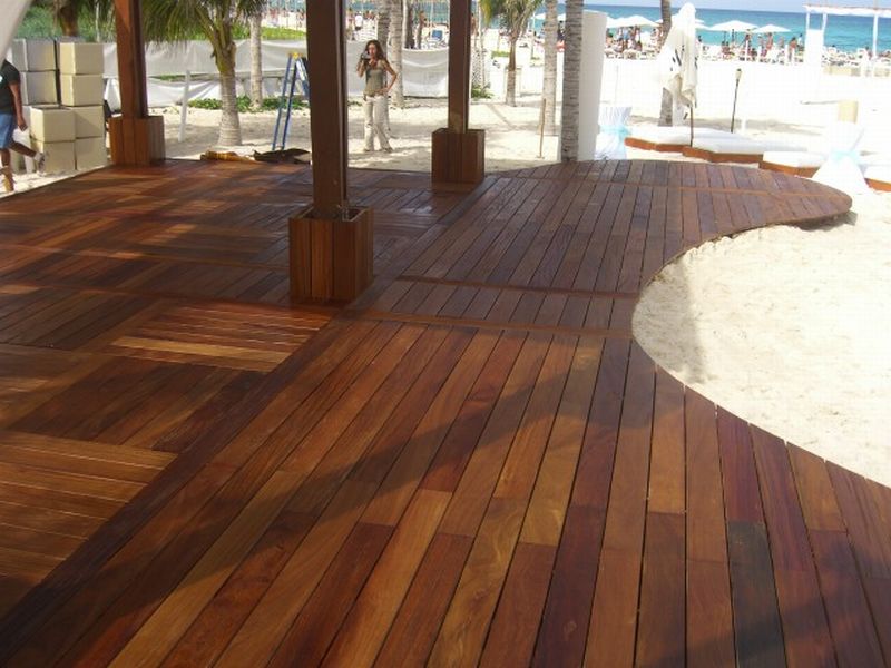 Terrasse en Pin