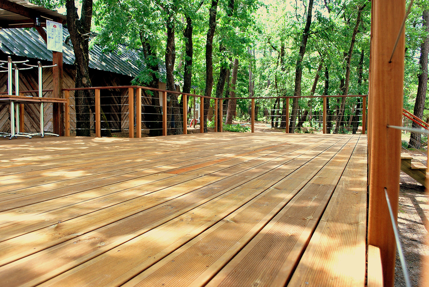 Terrasse en Pin